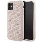 Nugarėlės dėklai Karl Lagerfeld  Karl Lagerfeld Quilted K Pattern case for iPhone 11 / Xr - pink 