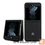 Tagakaaned Mercedes-Benz  Mercedes Leather Urban case for Samsung Galaxy Z Flip 5 - black 