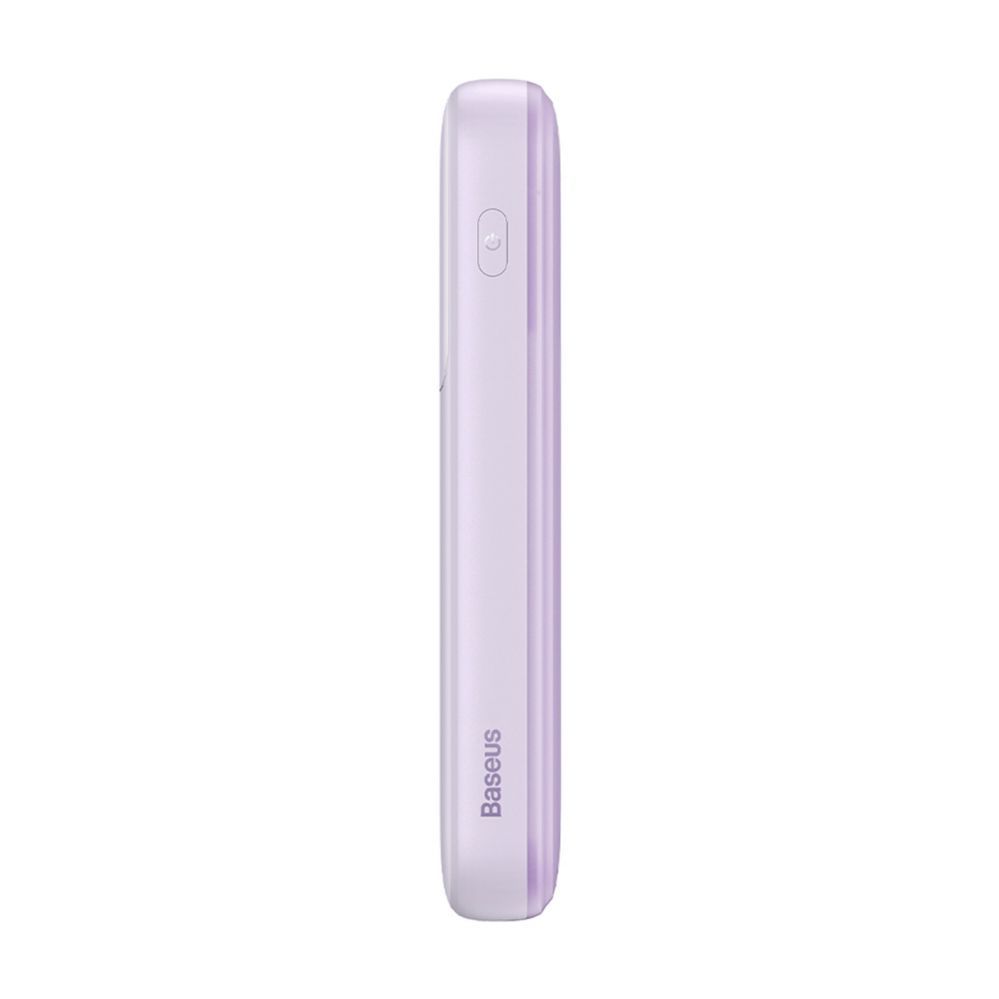 Väline aku Baseus Baseus Comet Series powerbank with display 10000mAh 22.5W - purple + USB-A / USB-C cable