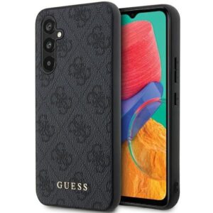 Nugarėlės dėklai Guess  Guess GUHCS23FEG4GFGR S23 FE S711 gray/gray hardcase 4G Metal Gold Logo