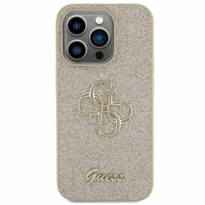 Nugarėlės dėklai Guess  Guess GUHCS23FEHG4SGD S23 FE S711 gold/gold hardcase Glitter Script Big 4G