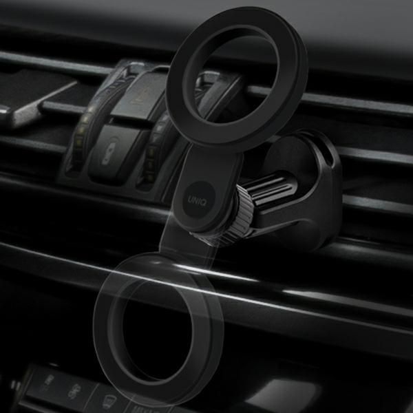 Auto turētājs UNIQ Uniq Trelix Car magnetic car holder for air vent - black