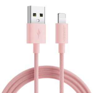 Kabelis Joyroom  Joyroom Colorful Data Cable S-2030M13 USB-A / Lightning 2.4A 2m - pink 