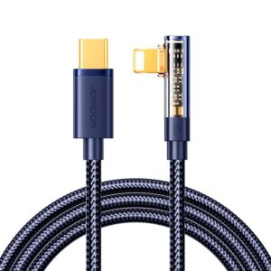 Kabelis Joyroom  Joyroom Gaming Cable S-CL020A6 Lightning (angled) / USB-C (straight) 20W 1.2 m - blue 