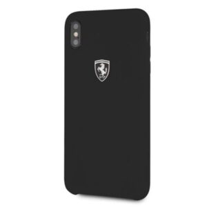 Aizmugurējais vāciņš Ferrari  Ferrari Hardcase FEOSIHCI65BK iPhone Xs Max black/black Silicone Off track