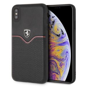 Aizmugurējais vāciņš Ferrari  Ferrari Hardcase FEOVEHCI65BK iPhone Xs Max black/black Off Track Victory