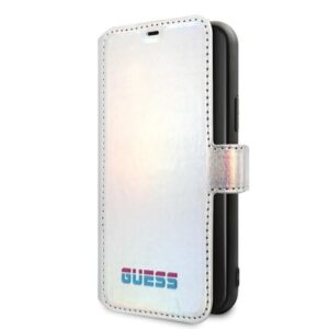 Aizmugurējais vāciņš Guess  Guess GUFLBKN65BLD iPhone 11 Pro Max silver/silver book Iridescent