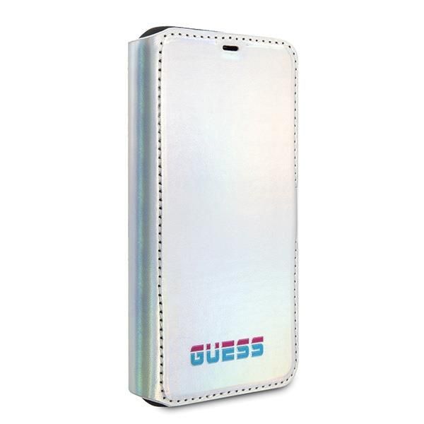 Aizmugurējais vāciņš Guess Guess GUFLBKN65BLD iPhone 11 Pro Max silver/silver book Iridescent