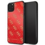 Back panel cover Guess  Guess GUHCN654GGPRE iPhone 11 Pro Max red/red hard case 4G Double Layer Glitter