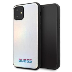 Aizmugurējais vāciņš Guess  Guess GUHCN65BLD iPhone 11 Pro Max silver/silver hard case Iridescent