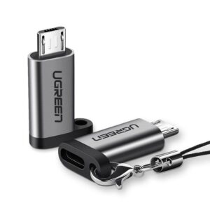Adapteris Ugreen  Ugreen adapter USB Type C to micro USB adapter gray (50590) Grey