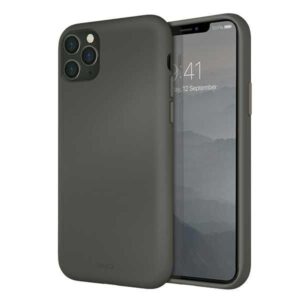 Nugarėlės dėklai UNIQ  Uniq Lino Hue case for iPhone 11 Pro Max - gray 