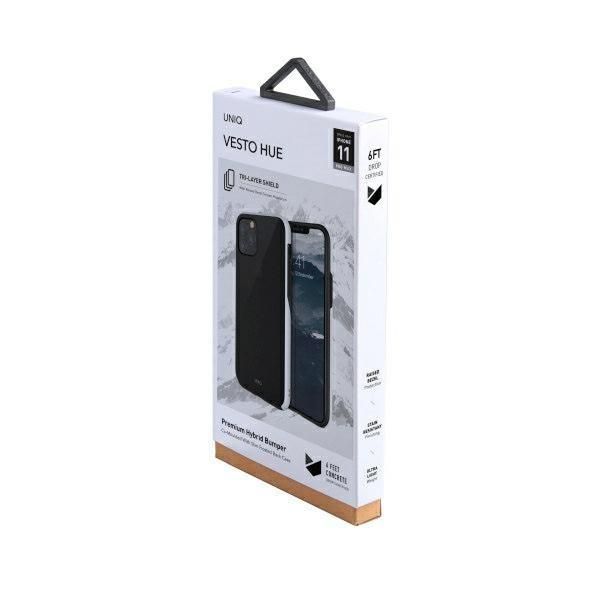 Tagakaaned UNIQ Uniq Vesto Hue case for iPhone 11 Pro Max - black and white
