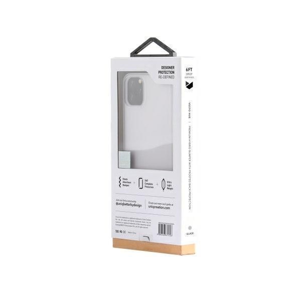 Back panel cover UNIQ Uniq Vesto Hue case for iPhone 11 Pro Max - transparent and silver