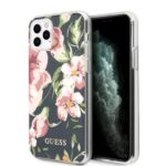 Back panel cover Guess  Guess N.3 Flower Collection Case for iPhone 11 Pro Max - Navy Blue 