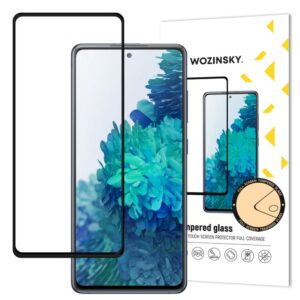Kaitseklaasid Wozinsky - Wozinsky Tempered Glass Full Glue Super Tough Screen Protector Full Coveraged with Frame Case Friendly for Samsung Galaxy S20 FE black 