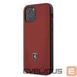 Back panel cover Ferrari  Ferrari FEOGOHCP12MRE iPhone 12/12 Pro 6.1" red/red hardcase Off Track Perforated 