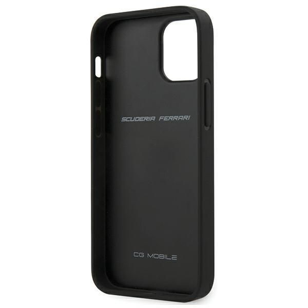 Tagakaaned Ferrari Ferrari FESNECHCP12SBK iPhone 12 mini 5.4" black/black hardcase On Track PU Carbon