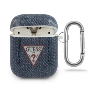 Aizmugurējais vāciņš Guess  Guess GUACA2TPUJULDB AirPods cover navy/dark blue Jeans Collection 