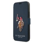 Aizmugurējais vāciņš U.S. Polo PU  US Polo USFLBKP12MPUGFLNV iPhone 12/12 Pro 6,1" granatowy/navy book Polo Embroidery Collection 