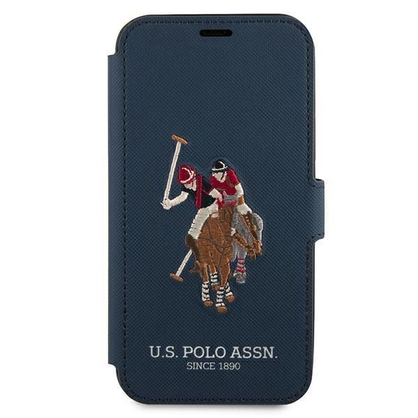 Aizmugurējais vāciņš U.S. Polo PU US Polo USFLBKP12MPUGFLNV iPhone 12/12 Pro 6,1" granatowy/navy book Polo Embroidery Collection