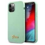 Nugarėlės dėklai Guess  Guess GUHCP12MLSLMGGN iPhone 12/12 Pro 6.1" green/green hardcase Metal Logo Script