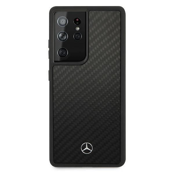 Back panel cover Mercedes-Benz Mercedes Dynamic Line Case for Samsung Galaxy S21 Ultra - Black