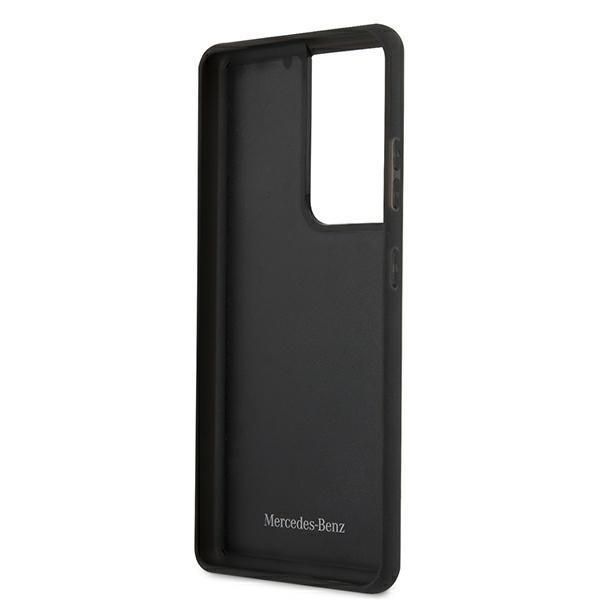 Back panel cover Mercedes-Benz Mercedes Dynamic Line Case for Samsung Galaxy S21 Ultra - Black