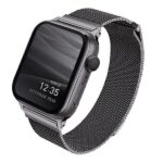 Back panel cover UNIQ  Uniq Dante Stainless Steel strap for Apple Watch 1/2/3/4/5/6/7/8/SE/SE2 38/40/41mm - graphite 