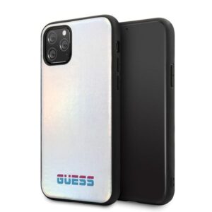 Aizmugurējais vāciņš Guess  Guess GUHCN58BLD iPhone 11 Pro silver/silver hard case Iridescent
