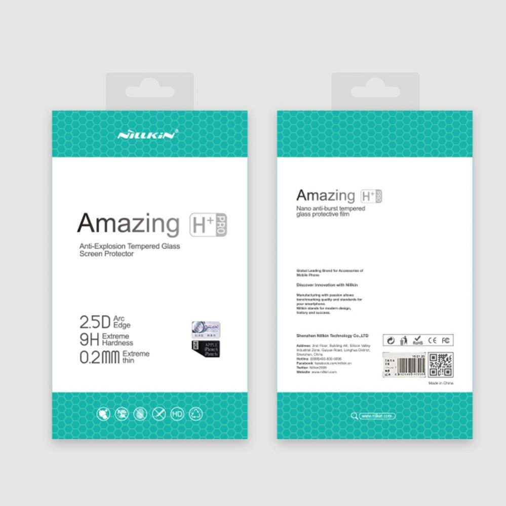 Protective glass Nillkin Nillkin Amazing H+ Pro ultra-thin tempered glass AGC 0.2 MM 9H 2.5D Xiaomi Black Shark 3 Pro