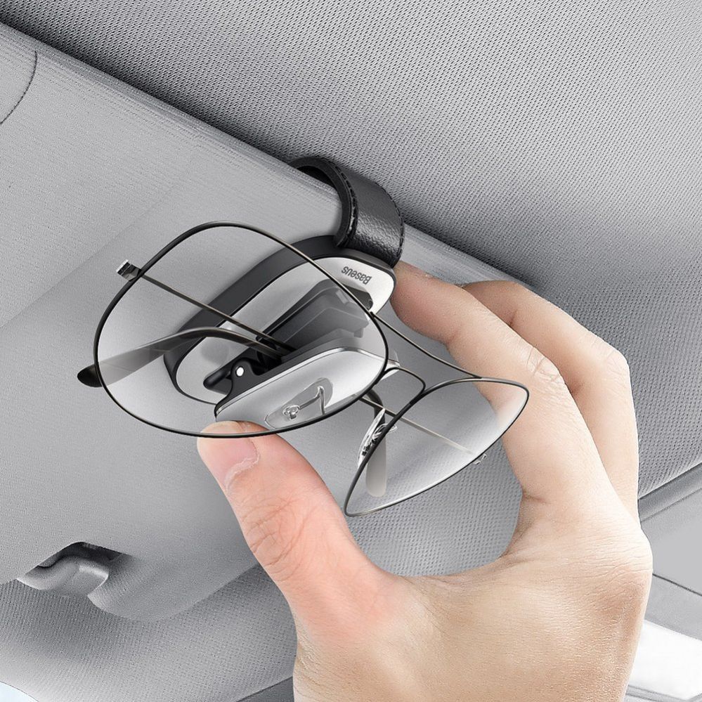 Auto holder Baseus Baseus Car Holder Glasses Clip Silver (ACYJN-B0S)
