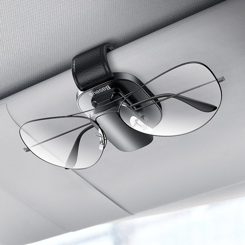 Auto holder Baseus Baseus Car Holder Glasses Clip Silver (ACYJN-B0S)