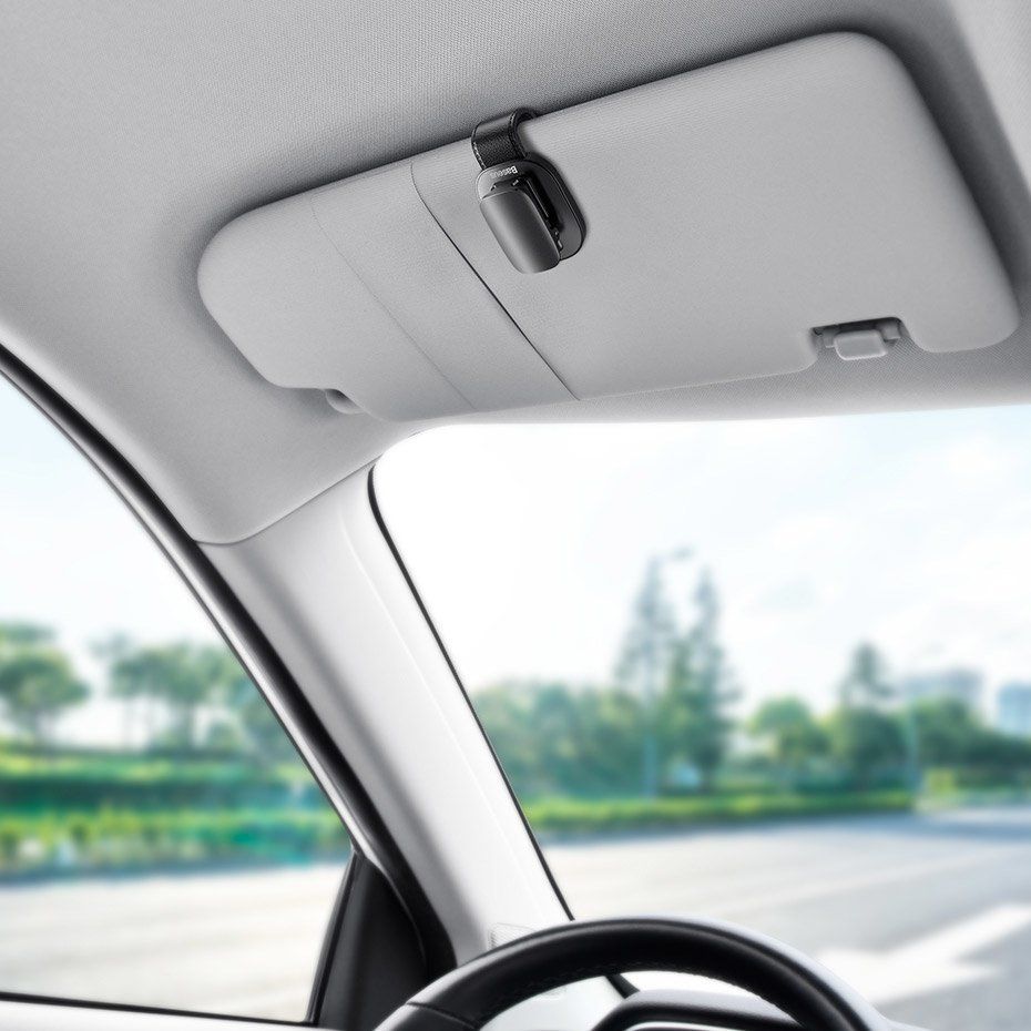 Auto holder Baseus Baseus Car Holder Glasses Clip Silver (ACYJN-B0S)