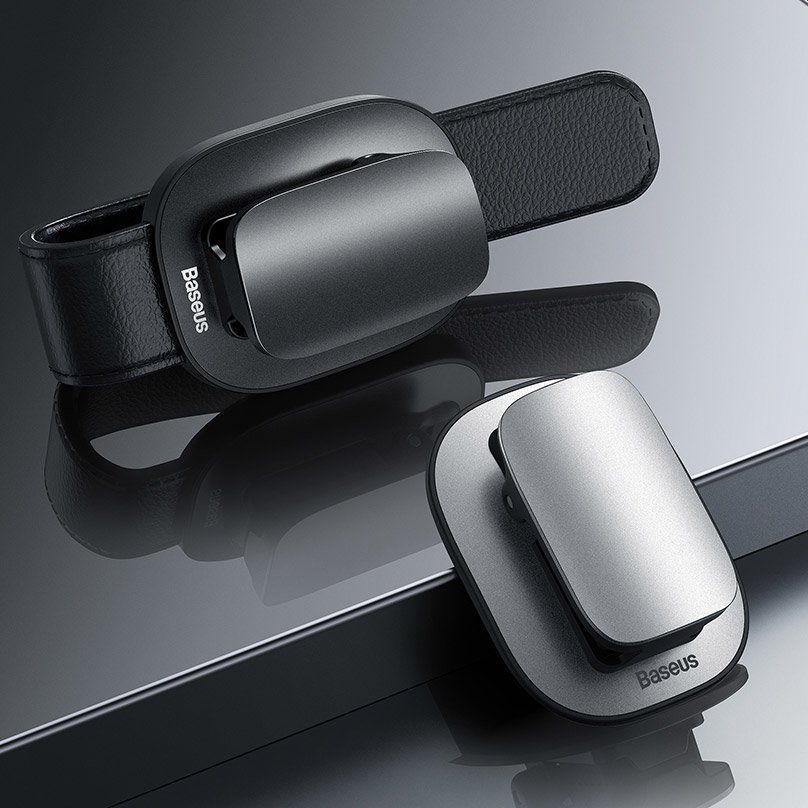 Auto holder Baseus Baseus Car Holder Glasses Clip Silver (ACYJN-B0S)