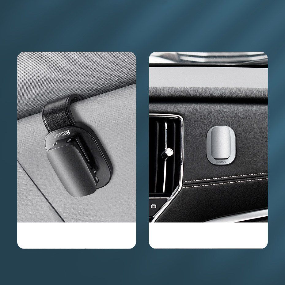Auto holder Baseus Baseus Car Holder Glasses Clip Silver (ACYJN-B0S)
