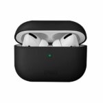Back panel cover UNIQ  Uniq Lino Silicone case for AirPods Pro - black 