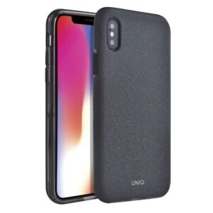 Nugarėlės dėklai UNIQ  Uniq Lithos case for iPhone Xs Max - black 