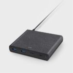 Adaptrid UNIQ  HUB Uniq Surge LITHOS Collective 90W 2xUSB-A QC 3.0 / 2xUSB-C PD 3.0 - black 