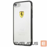 Tagakaaned Ferrari  Ferrari Hardcase FEHCP7BK iPhone 7/8/SE 2020 / SE 2022 black/transparent Racing Shield
