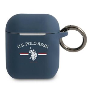 Aizmugurējais vāciņš U.S. Polo PU  US Polo USACA2SFGV AirPods 1/2 case navy/navy 