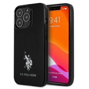 Aizmugurējais vāciņš U.S. Polo PU  US Polo USHCP13LUMHK iPhone 13 Pro / 13 6.1" black/black hardcase Horses Logo 