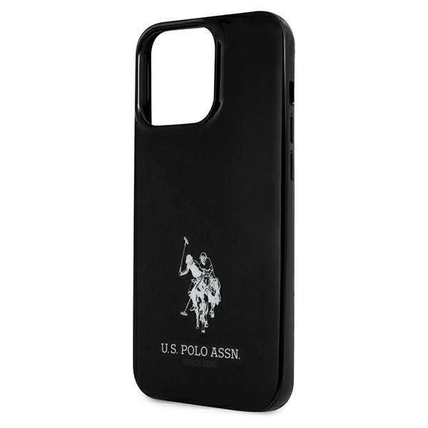 Back panel cover U.S. Polo PU US Polo USHCP13LUMHK iPhone 13 Pro / 13 6.1" black/black hardcase Horses Logo