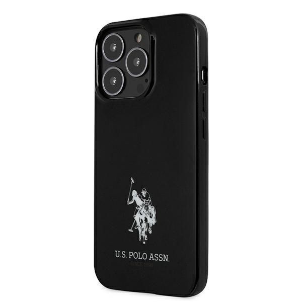 Back panel cover U.S. Polo PU US Polo USHCP13LUMHK iPhone 13 Pro / 13 6.1" black/black hardcase Horses Logo