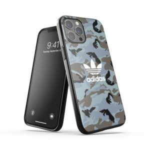 Aizmugurējais vāciņš Adidas  Adidas OR SnapCase Camo iPhone 12 Pro Ma x niebiesko/czarny 43703 