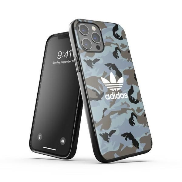 Back panel cover Adidas Adidas OR SnapCase Camo iPhone 12 Pro Ma x niebiesko/czarny 43703