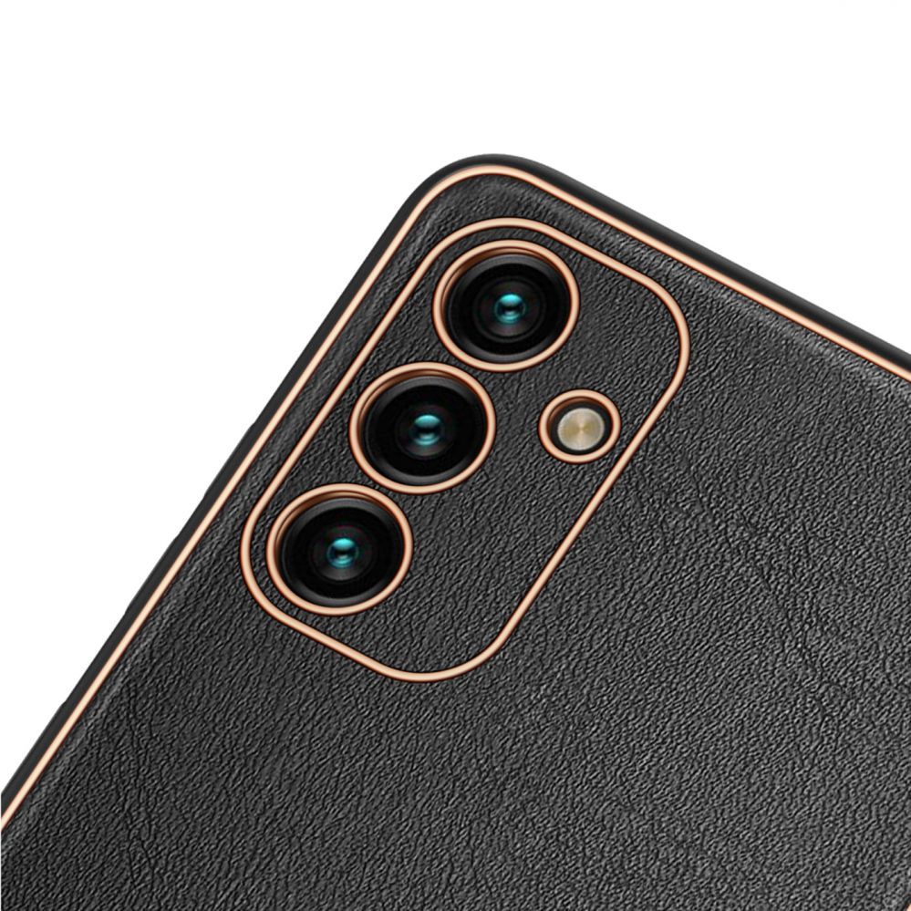 Back panel cover Dux Ducis Dux Ducis Yolo elegant cover made of ecological leather for Samsung Galaxy A13 5G black