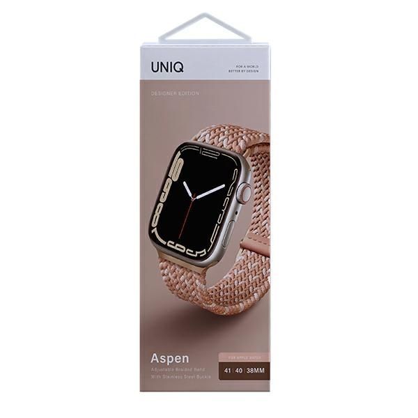 Other Phone Accessory UNIQ Uniq Aspen Braided strap for Apple Watch 1/2/3/4/5/6/7/8/SE/SE2 40/38/41mm - pink