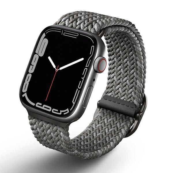 Other Phone Accessory UNIQ Uniq Aspen Braided Strap for Apple Watch 1/2/3/4/5/6/7/8/SE/SE2 44/42/45mm - Gray