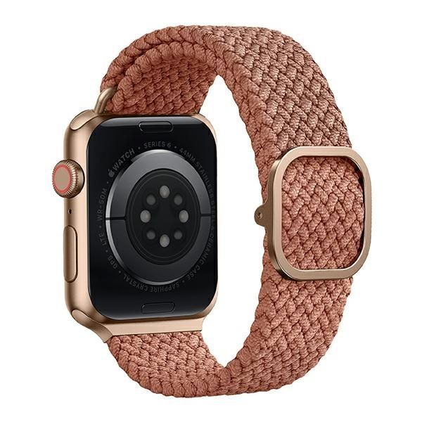 Cits mobilo telefonu aksesuārs UNIQ Uniq Aspen Braided strap for Apple Watch 1/2/3/4/5/6/7/8/SE/SE2 44/42/45mm - pink